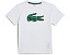 Футболка Lacoste Puff с принтом крокодила
