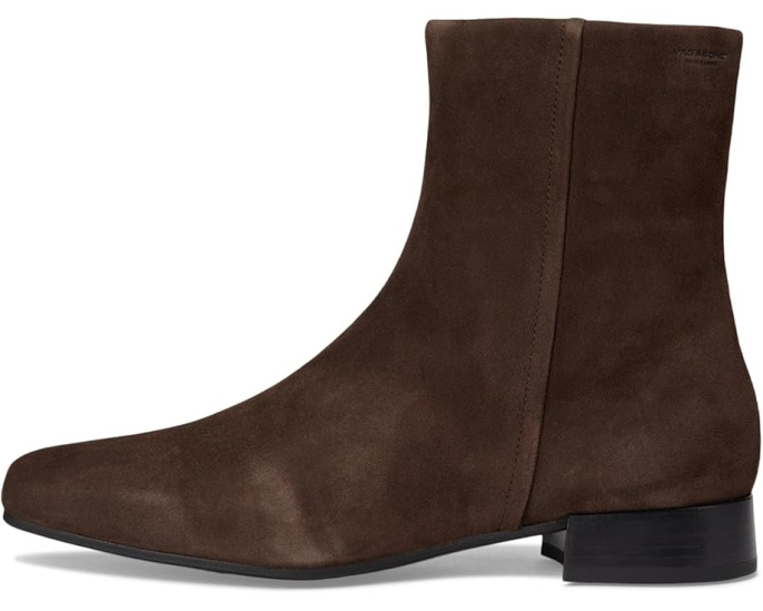 Замшевые ботильоны Vagabond Shoemakers Mona на каблуке