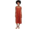 Платье Natori Terra Foil Crinkle Scoop Neck из фольгированной ткани