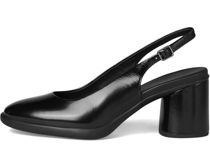 Туфли ECCO Sculpted 55 Luxe на шлейке с каблуком и кожаной стелькой