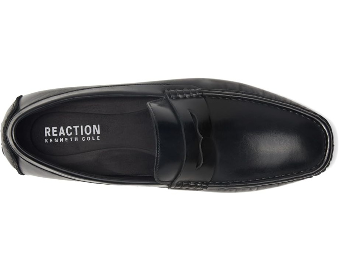 Мокасины Kenneth Cole Sergio с ремешком penny и декоративной строчкой