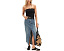 Джинсовое макси-платье Free People Nothing Better Denim Maxi с прямой длиной