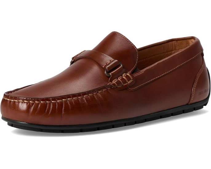 Лоферы Johnston & Murphy Beck Leather Bit с ручной шнуровкой