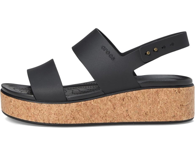 Сандалии Crocs Brooklyn Cork Low Wedge на пробковой платформе