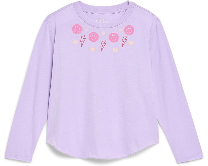 Chaser Kids лонгслив с принтом Heart Smiley Bolt для детей