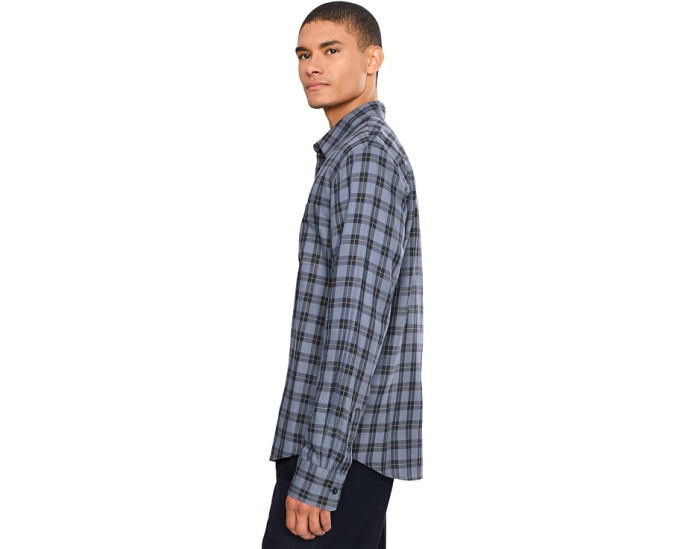Джинсовая рубашка Allen Plaid от Vince