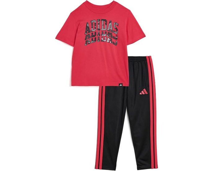 Детский комплект футболка и штаны Adidas Pure Ruby