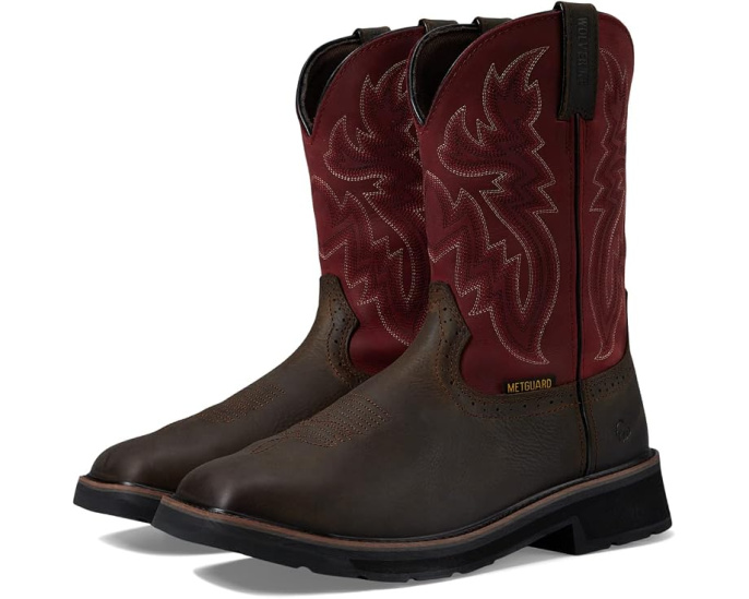 Ботинки Wolverine Rancher Met Guard Waterproof с защитой от воды и метатарзальной защитой
