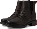 Ботинки Clarks Hearth Rose из кожи с эффектом смятия и высотой до икры
