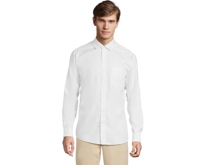Сорочка Johnston & Murphy Ovation Non-iron с немнущейся тканью и контрастной отделкой