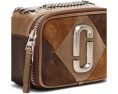 Сумка Marc Jacobs The Suede Patchwork Softshot через плечо в стиле пэчворк
