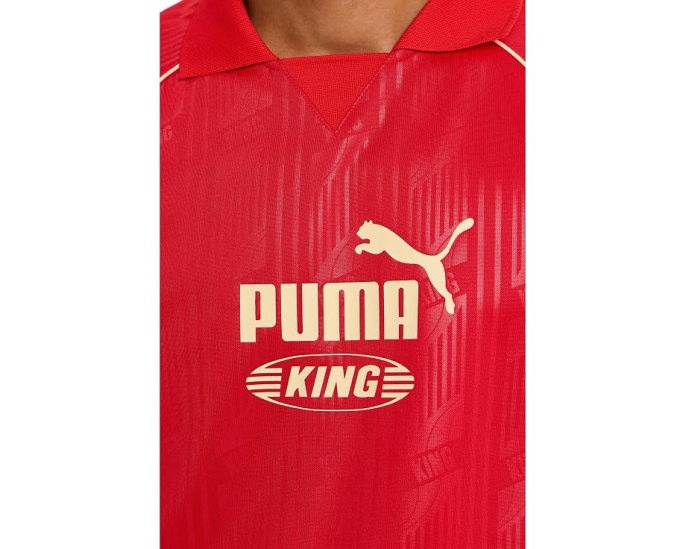 Футболка-поло King Boxy Puma с принтом