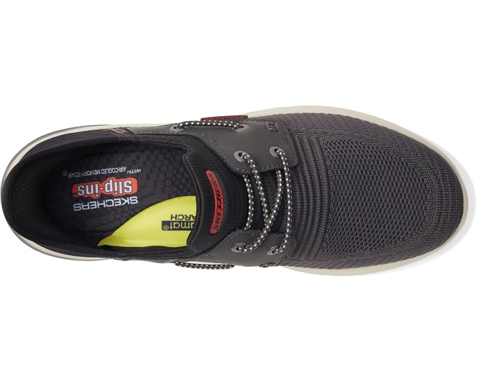 Веганские кроссовки Skechers Delson 3.0 Roth Hands Free Slip-Ins с сетчатыми вставками