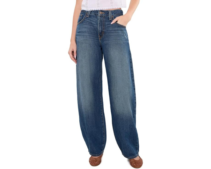 Джинсы Middy Balloon от Levi's с широкой штаниной