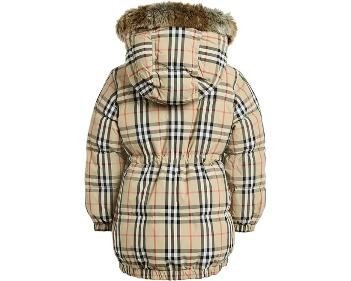 Пальто Burberry Kids Franklin Check для мальчиков