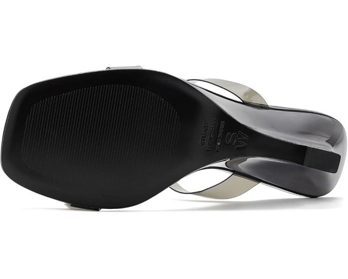 Stuart Weitzman босоножки Vinnie Lucite Slide 85 на каблуке 10 см