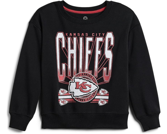 Флисовая кофта Nfl Kansas City Chiefs Drop Shoulder для детей