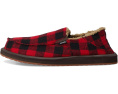 Лоферы Sanuk Donny Buffalo Chill с фланелевым верхом и стелькой Soft Top