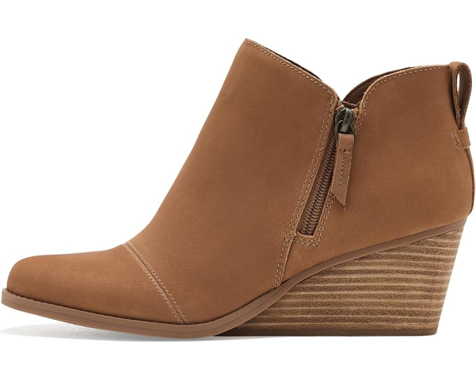 Ботинки TOMS Goldie на танкетке с застежкой-молнией