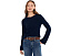 Long Flare Sleeve Crew Neck Knit Top