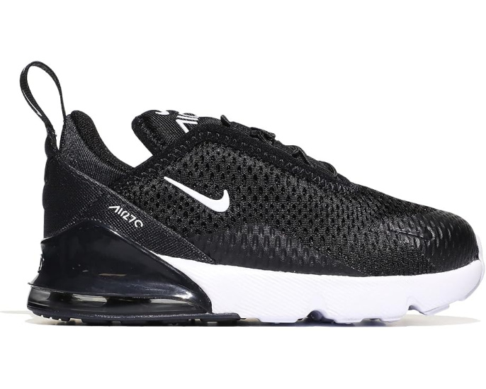 Кроссовки Nike Air Max 270 детские черно-белые
