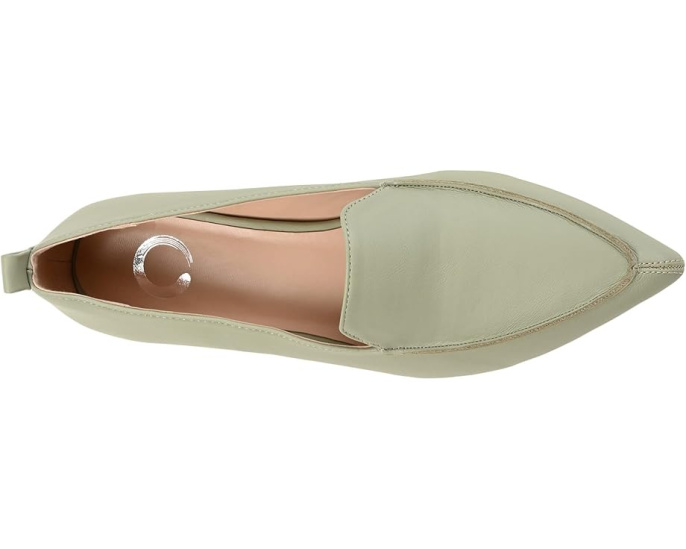Балетки Journee Collection Maggs с круглым каблуком и вырезом на носке