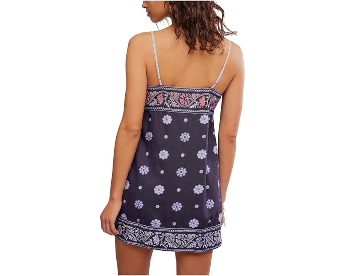 Платье Free People Bali Take Me With You Mini Dress мини с цветочным принтом