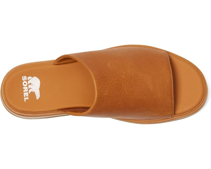 Сандалии SOREL Dayspring™ Slide на платформе с мягким верхом из кожи