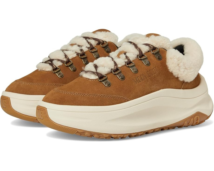 Кроссовки MOON BOOT Moon247 City Shearling с овчиной и мембраной