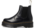 Челси-ботфорты Dr. Martens 2976 Quad Smooth Leather Platform на высокой подошве