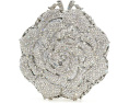 Клатч Dune London Bling с цветочным декором из страз