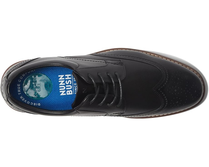 Оксфорды Nunn Bush Centro Flex с узором wingtip и искусственной подошвой