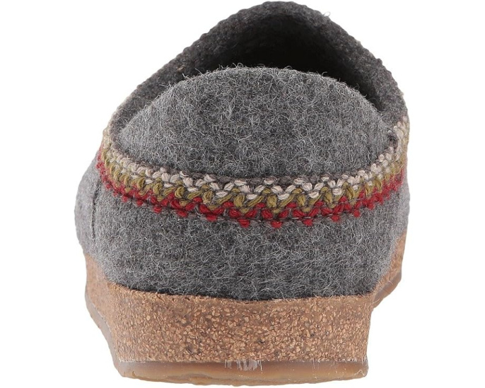 Haflinger Домашние тапочки GZH Zigzag с шерстяной стелькой и декором