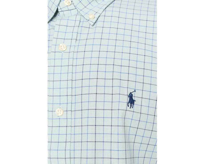 Polo Ralph Lauren классическая рубашка-поло в клетку Green Blue Multi