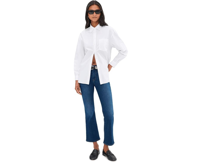 Свободная рубашка The Easy Shirt в поплине Madewell