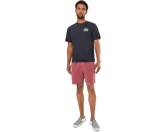 Volcom шорты Center 17 дюймов с эластичным поясом