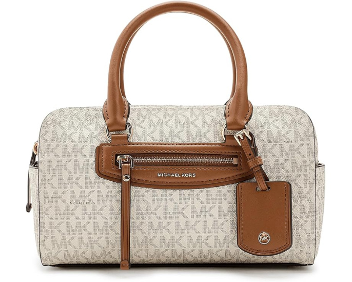 Сумка MICHAEL Michael Kors Jet Set Travel Extra Small Duffle через плечо с принтом лого