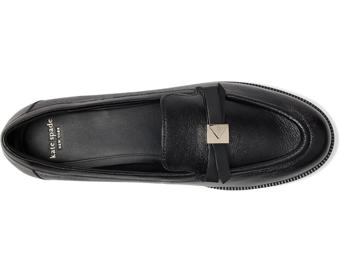Лоферы Kate Spade New York Deco Bow из зернистой кожи