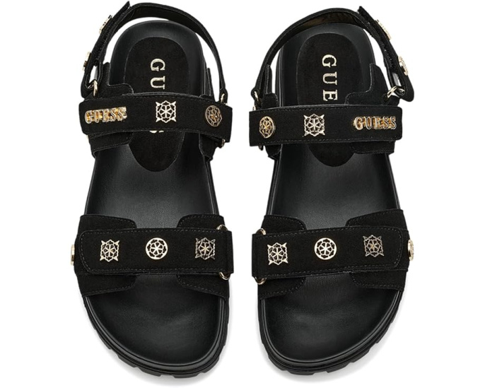 Сандалии GUESS Florizi на платформе с застежкой велкро
