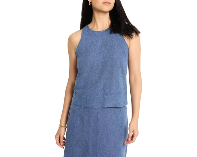 Льняной топ NIC+ZOE Rumba Linen Pop On