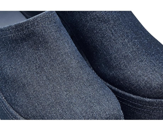 Мюли FitFlop Platfforms Denim на каблуке с клиновидной подошвой