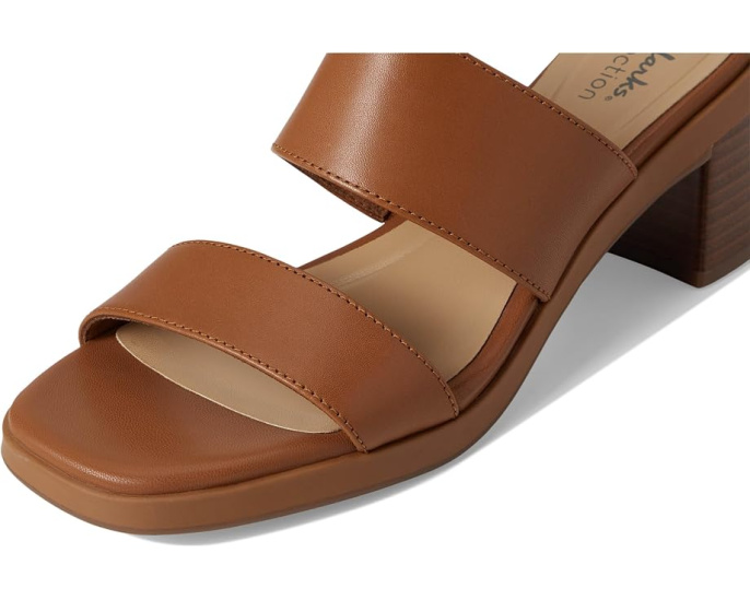 Clarks Босоножки на каблуке Jaylan Dusk из мягкой кожи