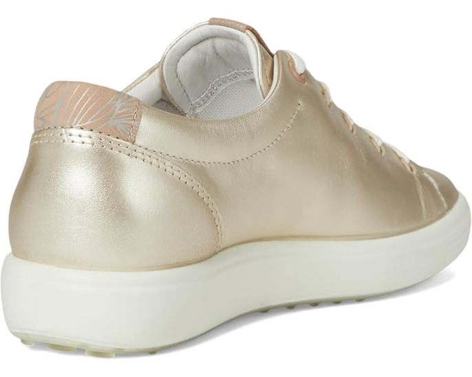 Кроссовки ECCO Soft 7 Floral из натуральной кожи с цветочным принтом