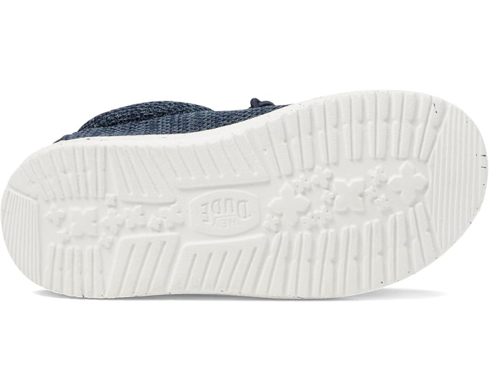 Детские слипоны Hey Dude Wally Stretch Sox с эластичными шнурками