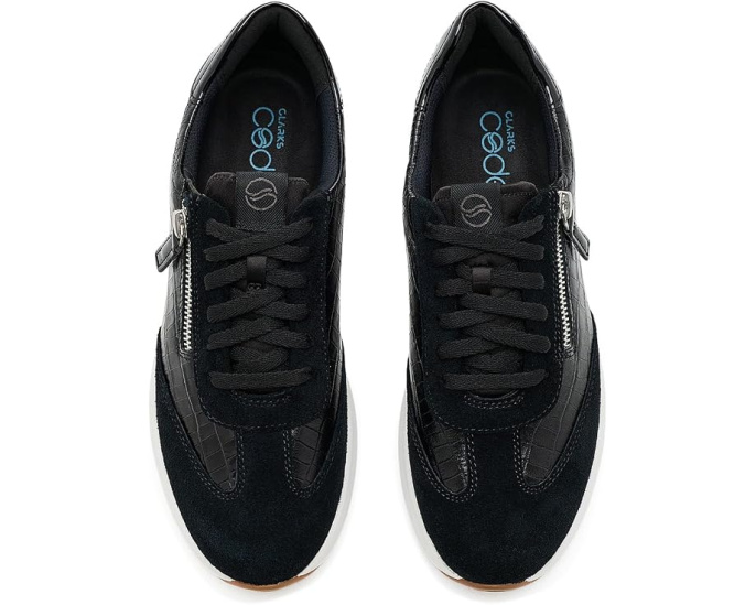 Кроссовки Clarks Code R Run с боковой молнией