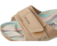 Сандалии Birkenstock Oita Printed Footbed с замшевым верхом и стелькой с принтом