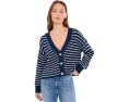 Eberjey кардиган Coastal Cotton Cardi из хлопка с отделкой в полоску