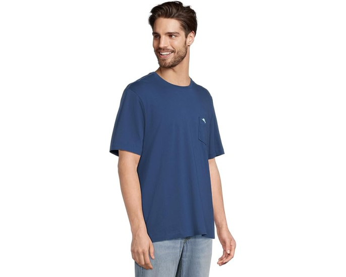 Футболка Tommy Bahama New Bali Skyline T Shirt бирюзового цвета