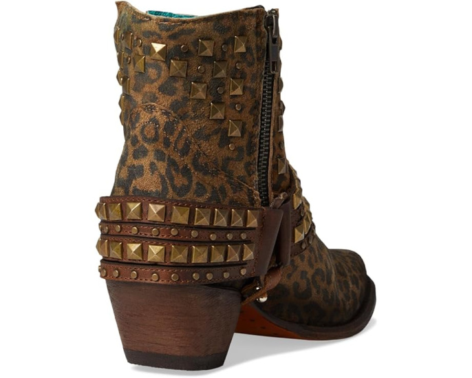 Corral Boots ботинки Z2027 с принтом леопард и молнией