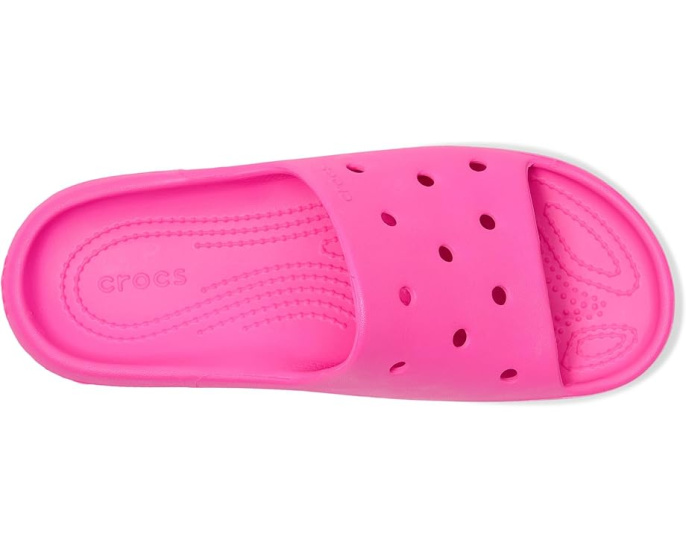 Веганские шлепанцы Crocs Classic Slide V2 для детей с дышащим верхом
